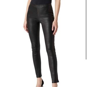 J Brand black leather leggings (pants, jeans, skinny)